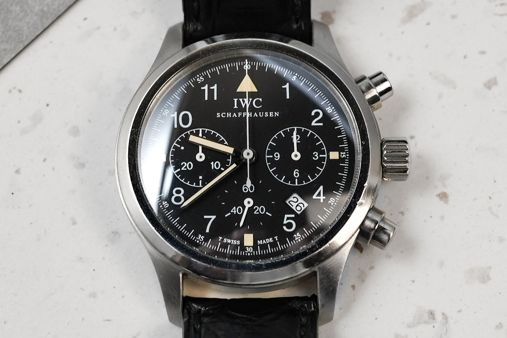 IWC Pilot Chronograph Tritium Quartz 36mm IW374101
