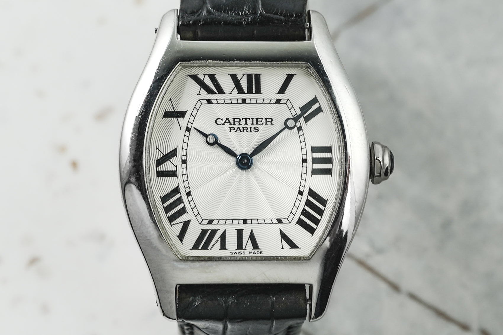 Cartier Tortue CPCP Prive Paris Collection in Platinium 2618D W1546151