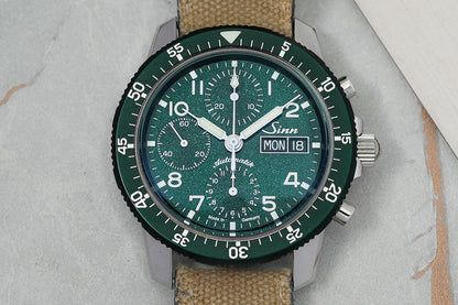 Sinn 103 Sa G Green Pilot Chronograph Limited Edtion 500 Pieces 103.172