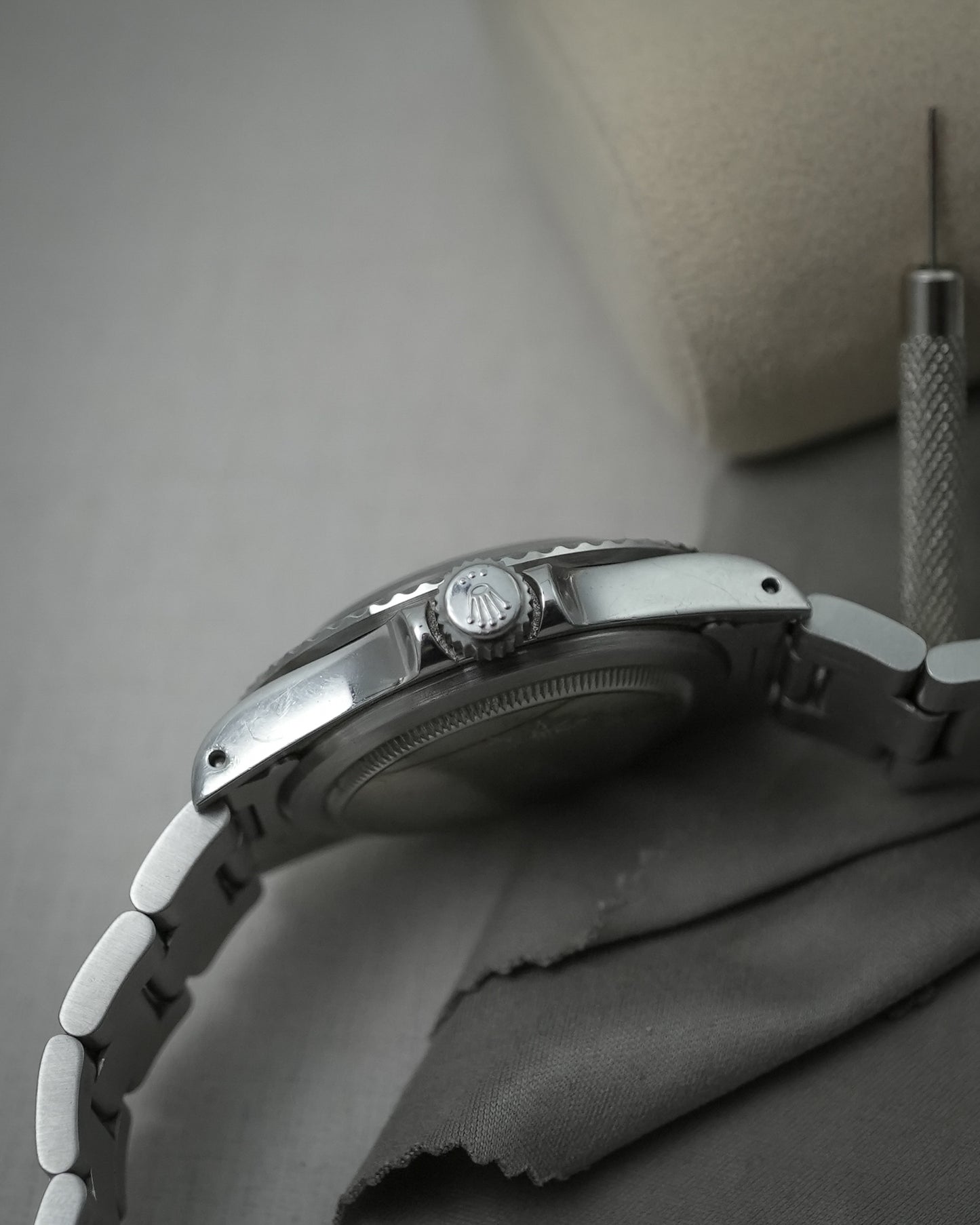 Rolex Submariner Tritium Two Liner No Date Vintage Glossy Dial 5513