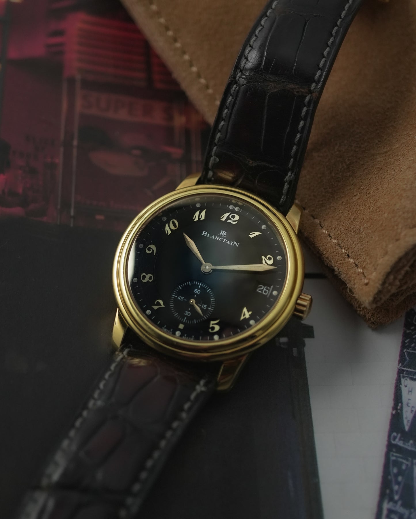 Blancpain Ultra Slim Villeret Small Seconds Automatic in 18K Solid Yellow Gold 1161