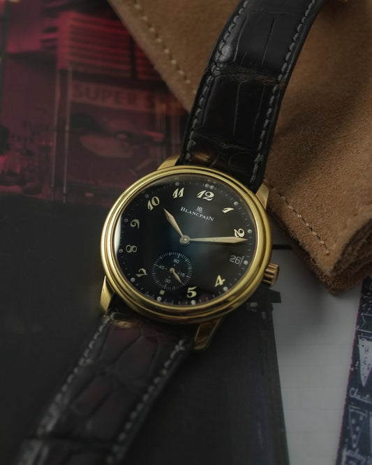 Blancpain Ultra Slim Villeret Small Seconds Automatic in 18K Solid Yellow Gold 1161