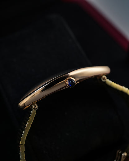 Cartier Baignore Allongee France Manual Winding in 18K Solid Rose Gold 2515