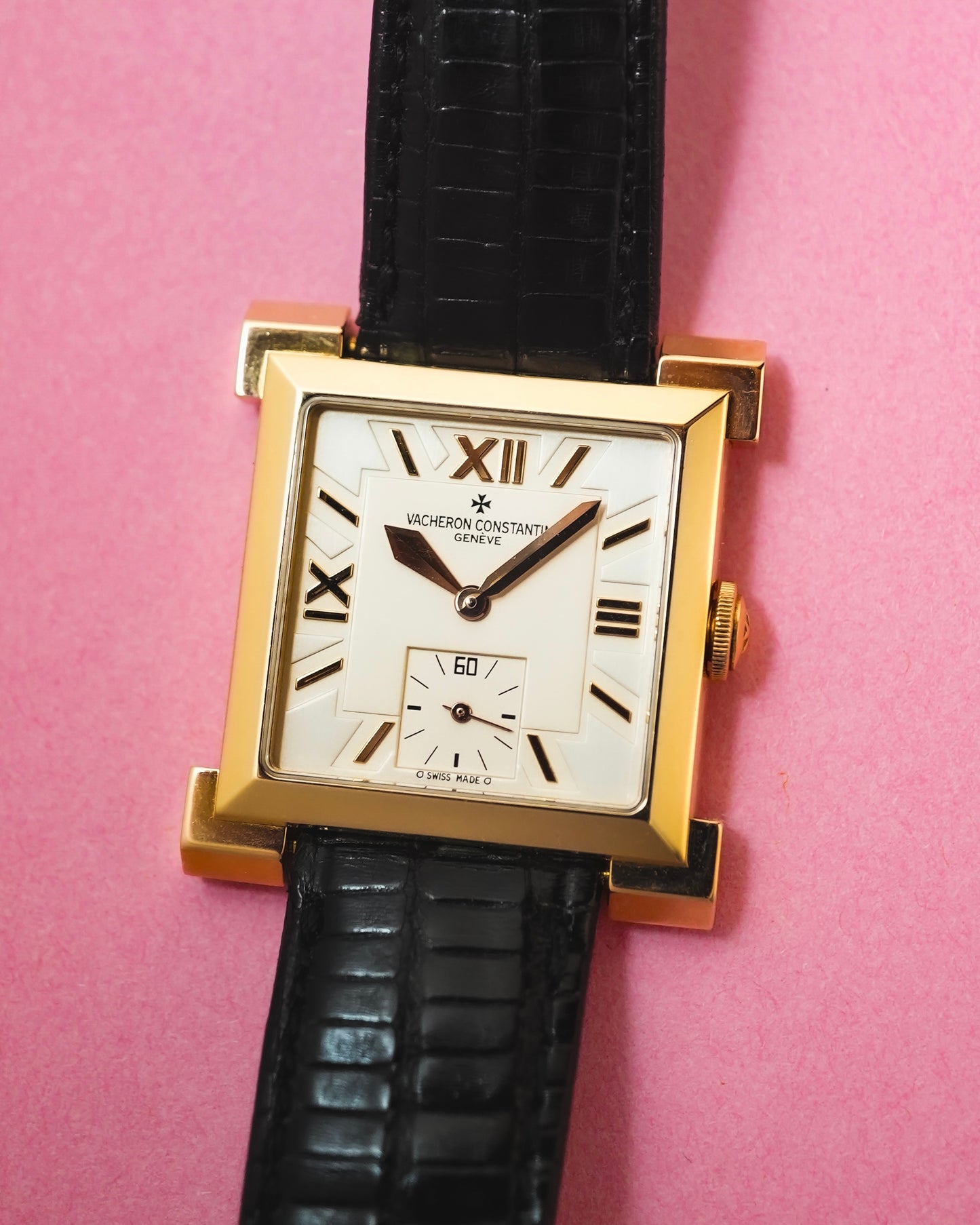 Vacheron Constantin Historique Carre Numbered Limited 600 Pieces in Solid 18K Yellow Gold Historiques 91030