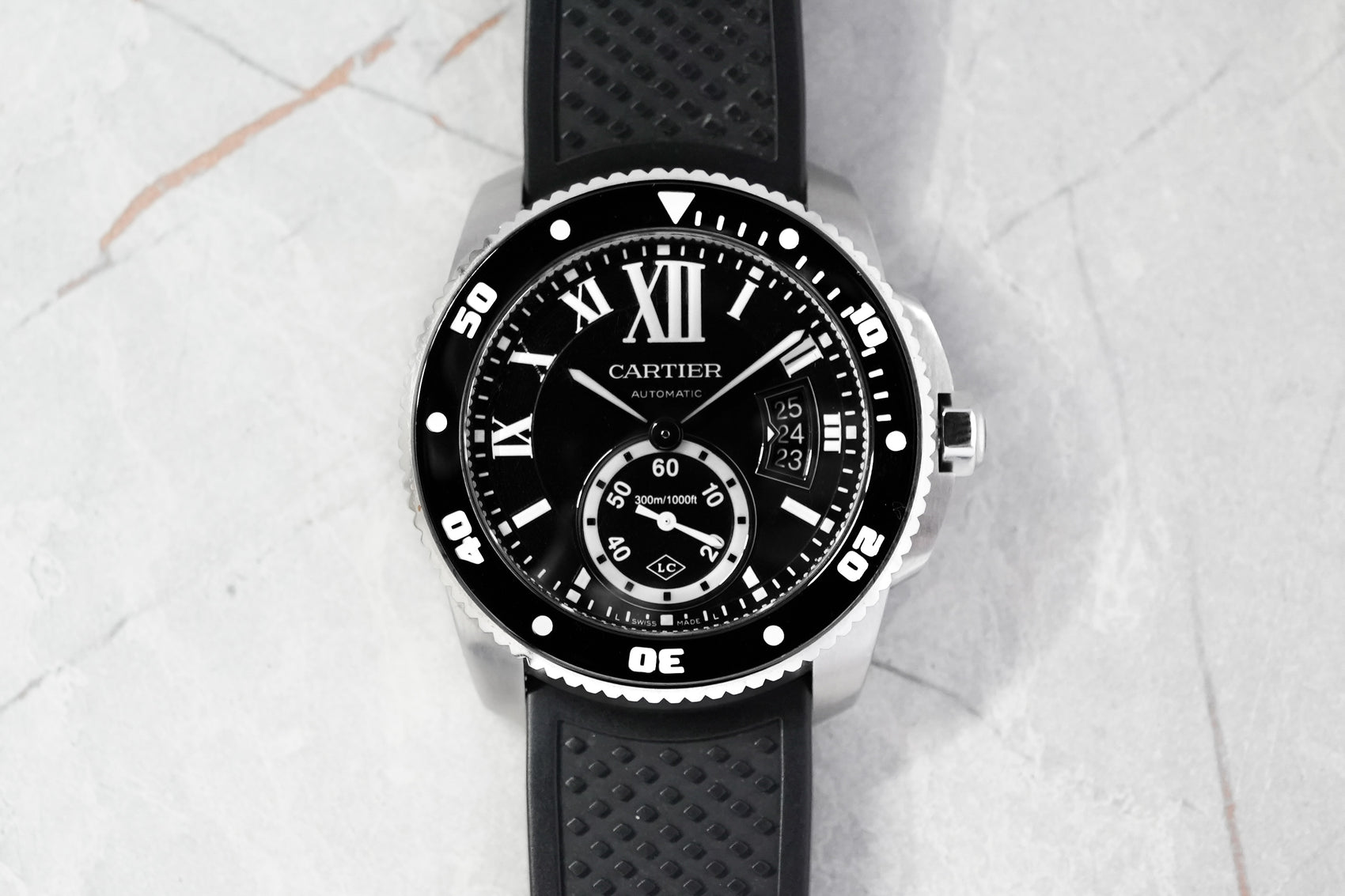 Cartier Calibre De Diver LC Collaborateur 42mm Special Dial Edition W7100056