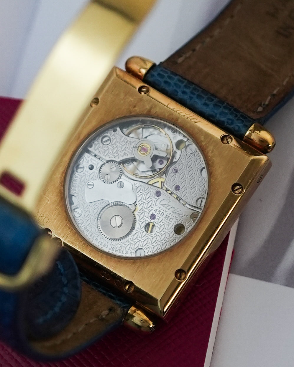 Cartier Tank Obus Mechanique in Solid 18k Yellow Gold W1516956