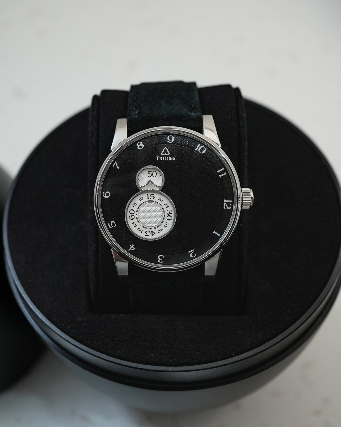 Trilobe Nuit Fantastique Grained Black Titanium 39mm NF06NAG