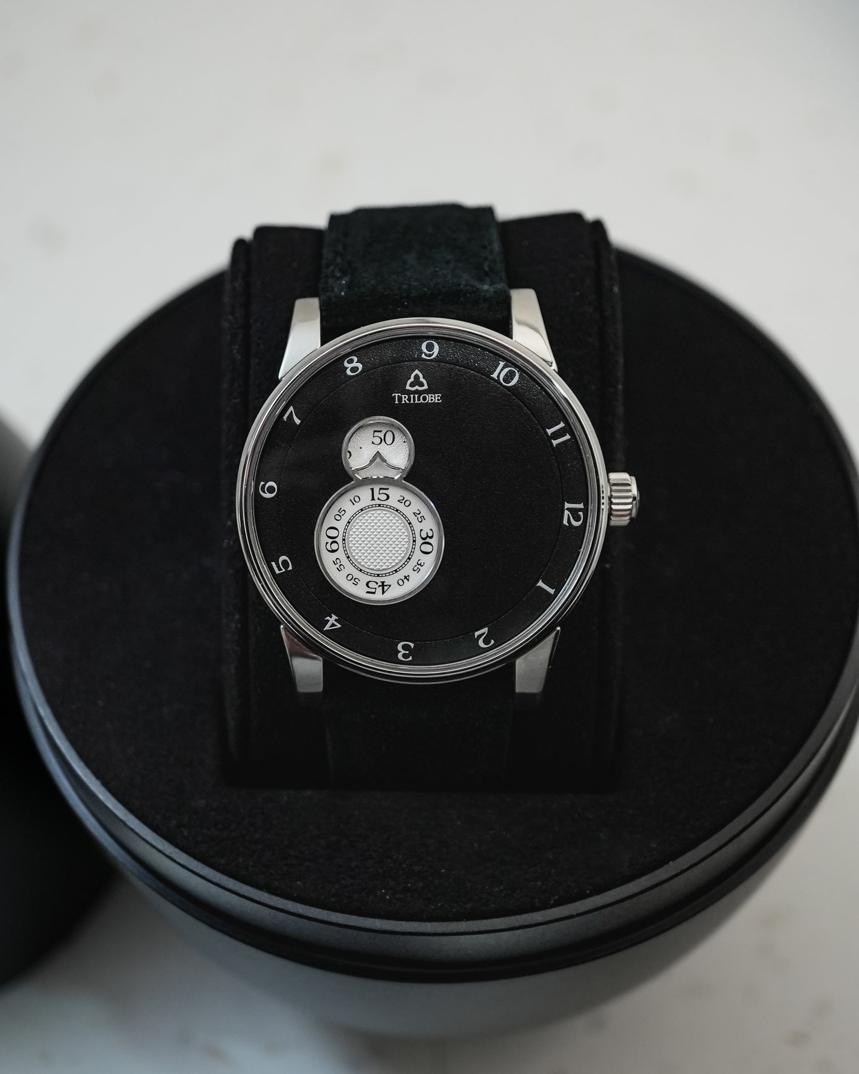 Trilobe Nuit Fantastique Grained Black Titanium 39mm NF06NAG