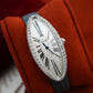 Cartier Baignoire Allongee Factory Diamonds France Dial in 18k Solid White Gold 2514