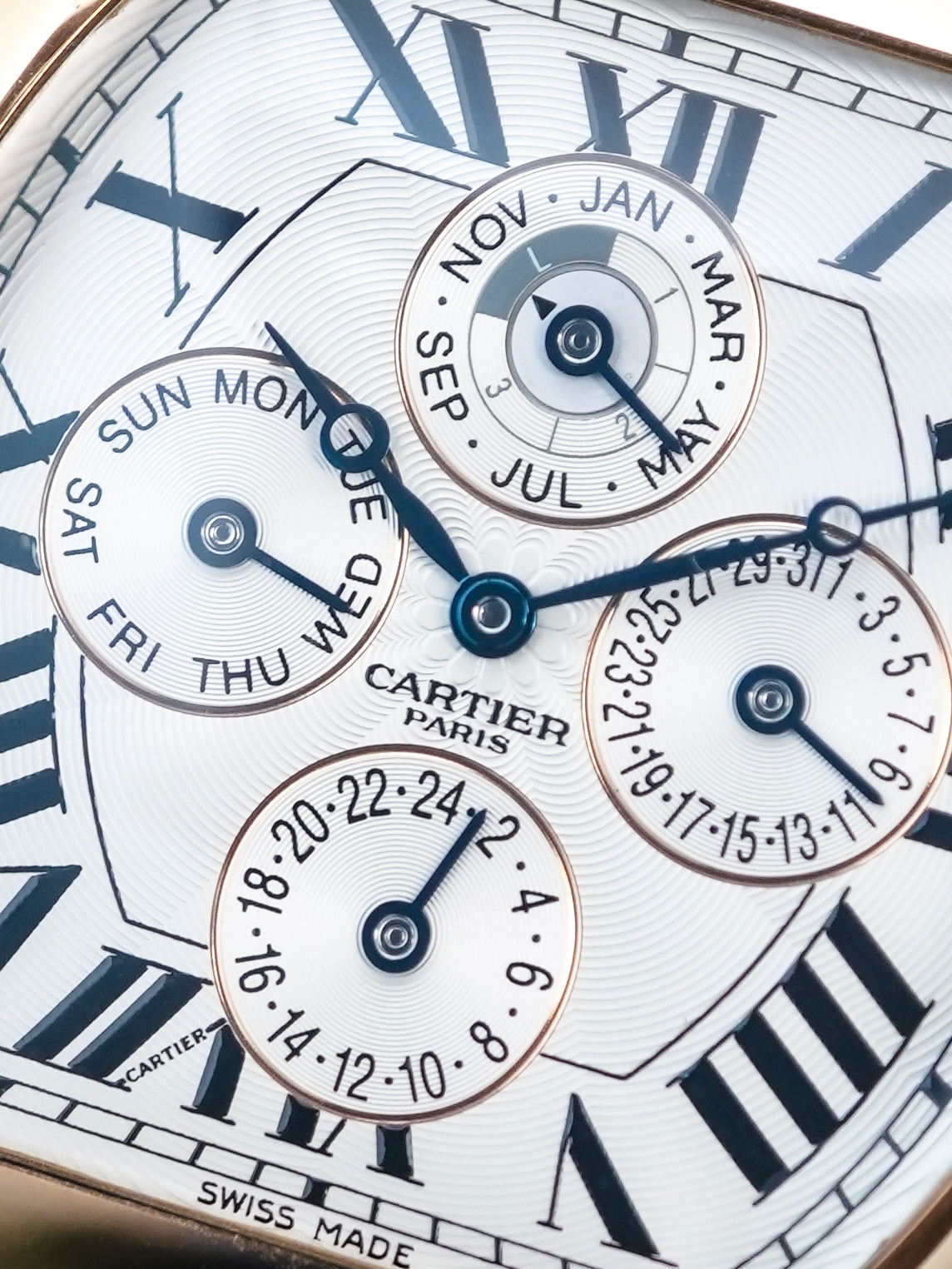 Cartier Tortue Perpetual Calender Collection Privee Paris CPCP 2666 W1542851