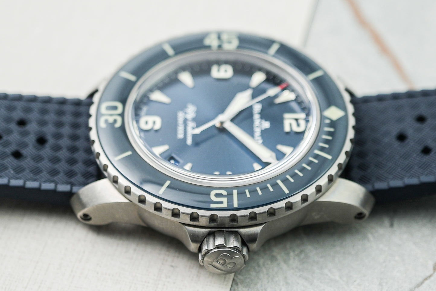 Blancpain Fifty Fathoms 42mm Blue Titanium 5010 5010-12B40-O52B