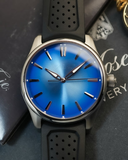 H Moser and Cie Pioneer Centre Seconds Arctic Blue & 3200-1217