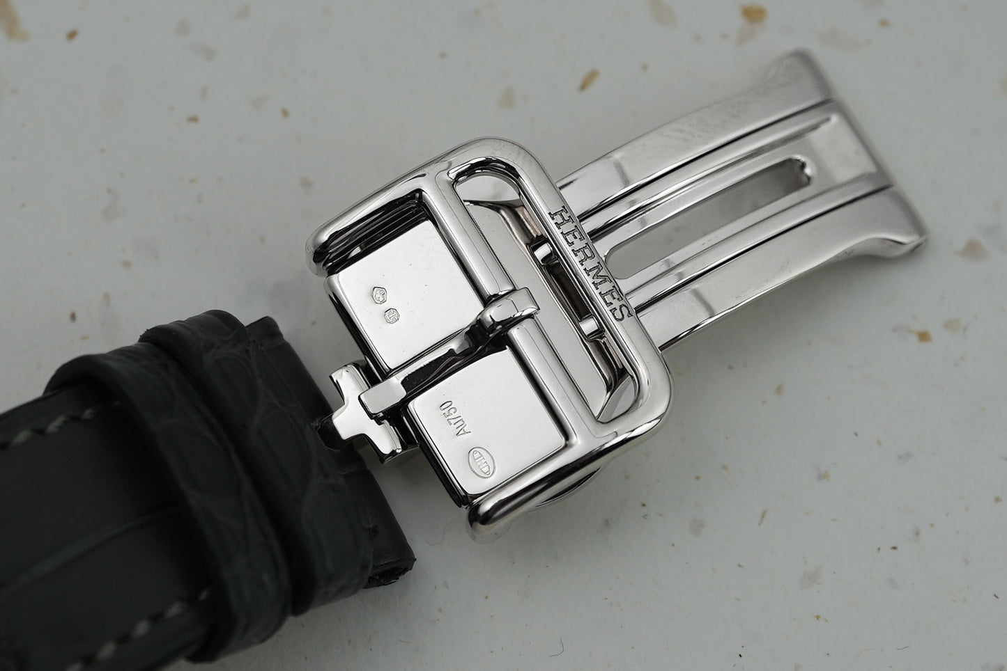 Hermes Arceau Lune Moon in 18K Solid White Gold 43mm ar1.890f