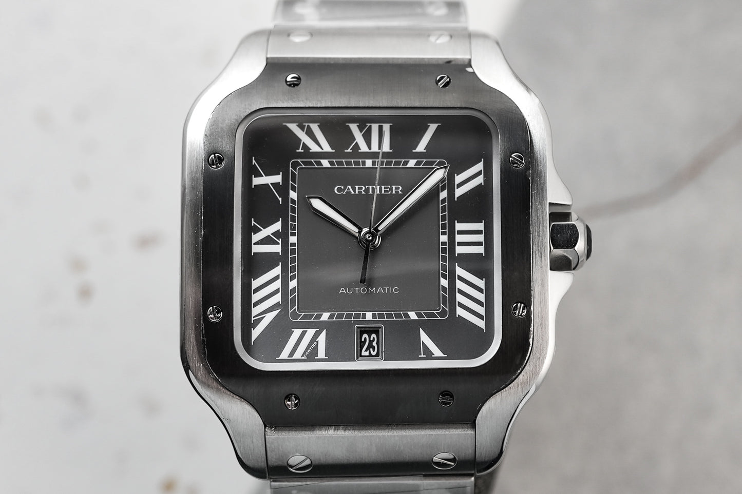Cartier Santos De Large Grey LM ADLC WSSA0037