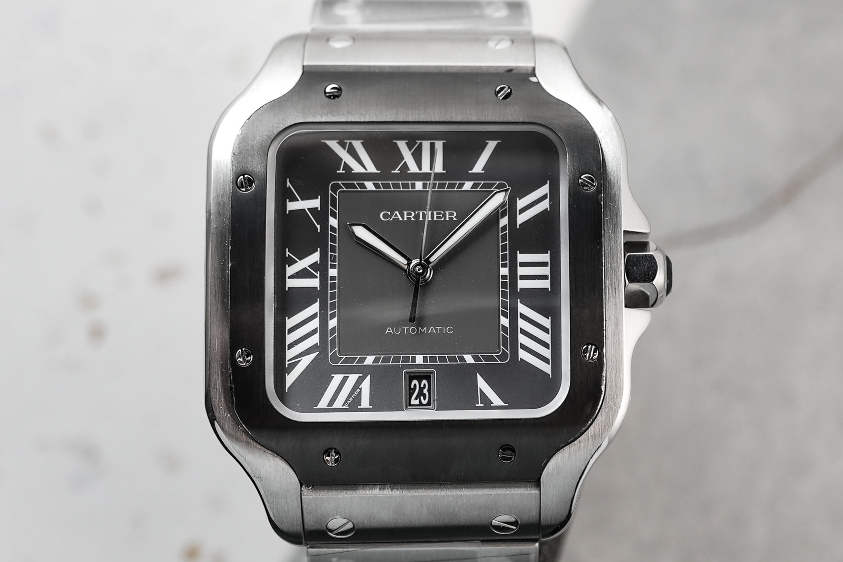 Cartier Santos De Large Grey LM ADLC WSSA0037