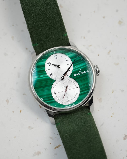 Louis Erard Excellence Malachite Petite Seconds Regulateur 99 Pieces Edition 85237AA39