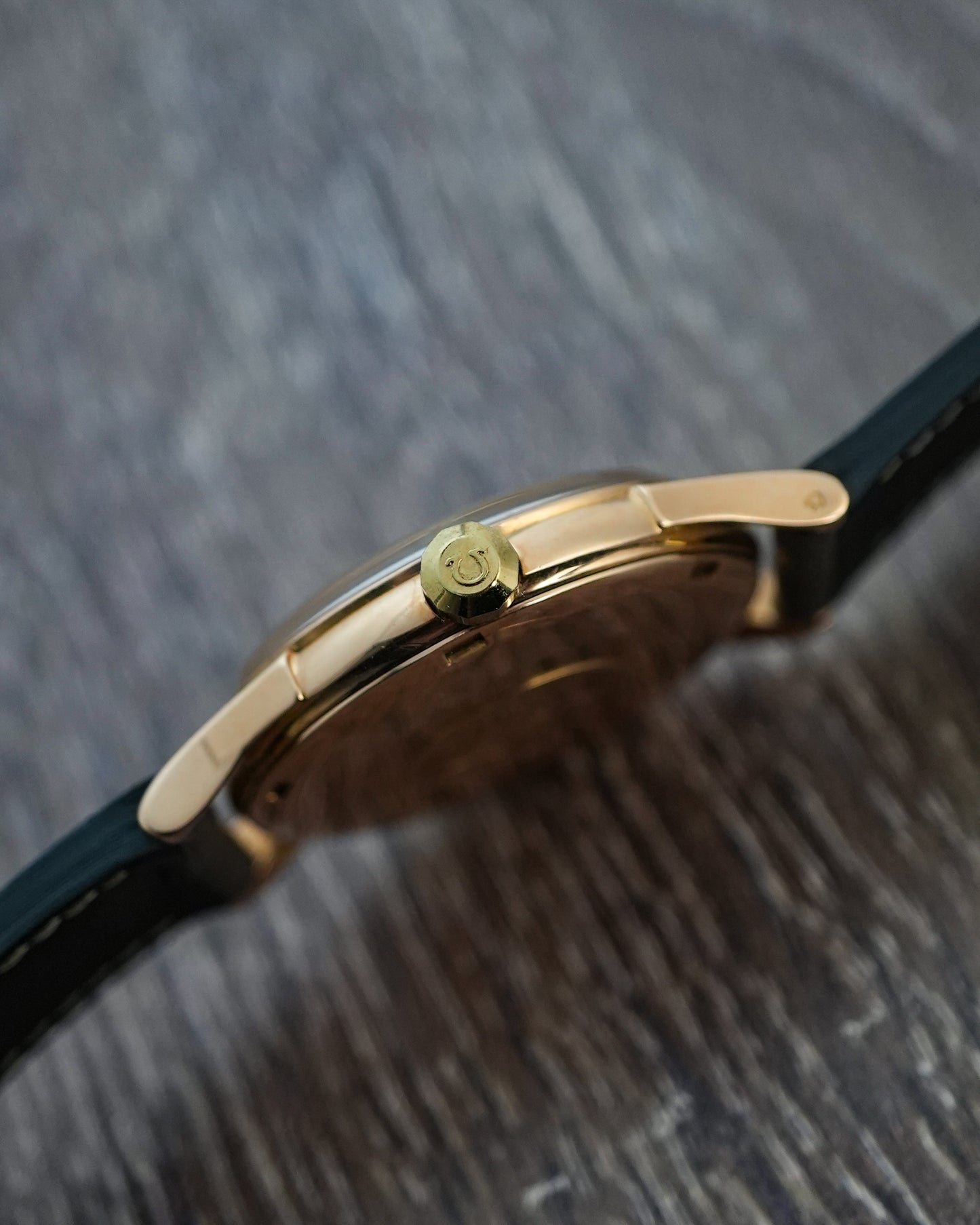 Omega Constellation Rail Track in Solid 18k Rose Gold 14393