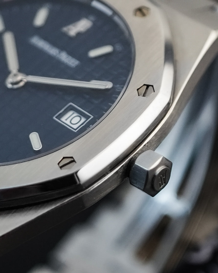 Audemars Piguet Royal Oak Tapisserie Blue Medium Quartz 56175ST