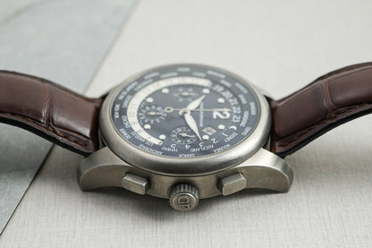 Girard Perregaux WW.TC Chronograph GMT Worldtimer Worldtime WWTC Titanium 43mm 4980