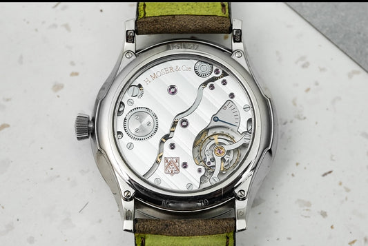 H Moser & Cie Venturer Small Seconds Green 43mm in Solid 18K White Gold 50 Pieces Limited Edition 2327-0209