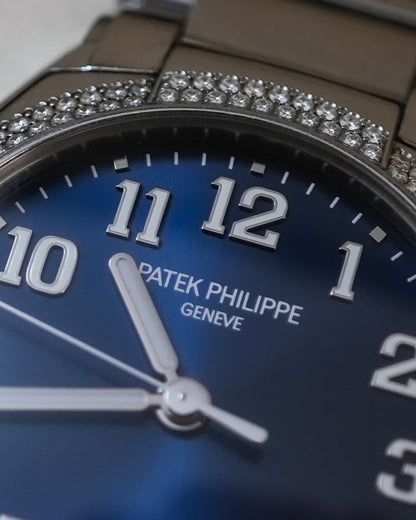 Patek Philippe Twenty 4 Blue Dial Factory Diamond Bezel 7300/1200A-001