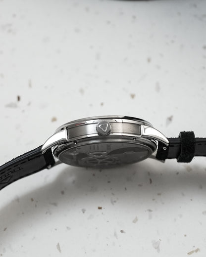 Trilobe Nuit Fantastique Grained Black Titanium 39mm NF06NAG