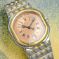 Daniel Roth Le Sentier Salmon Two Tone Steel and 18K Yellow Gold 35mm Automatic 7622