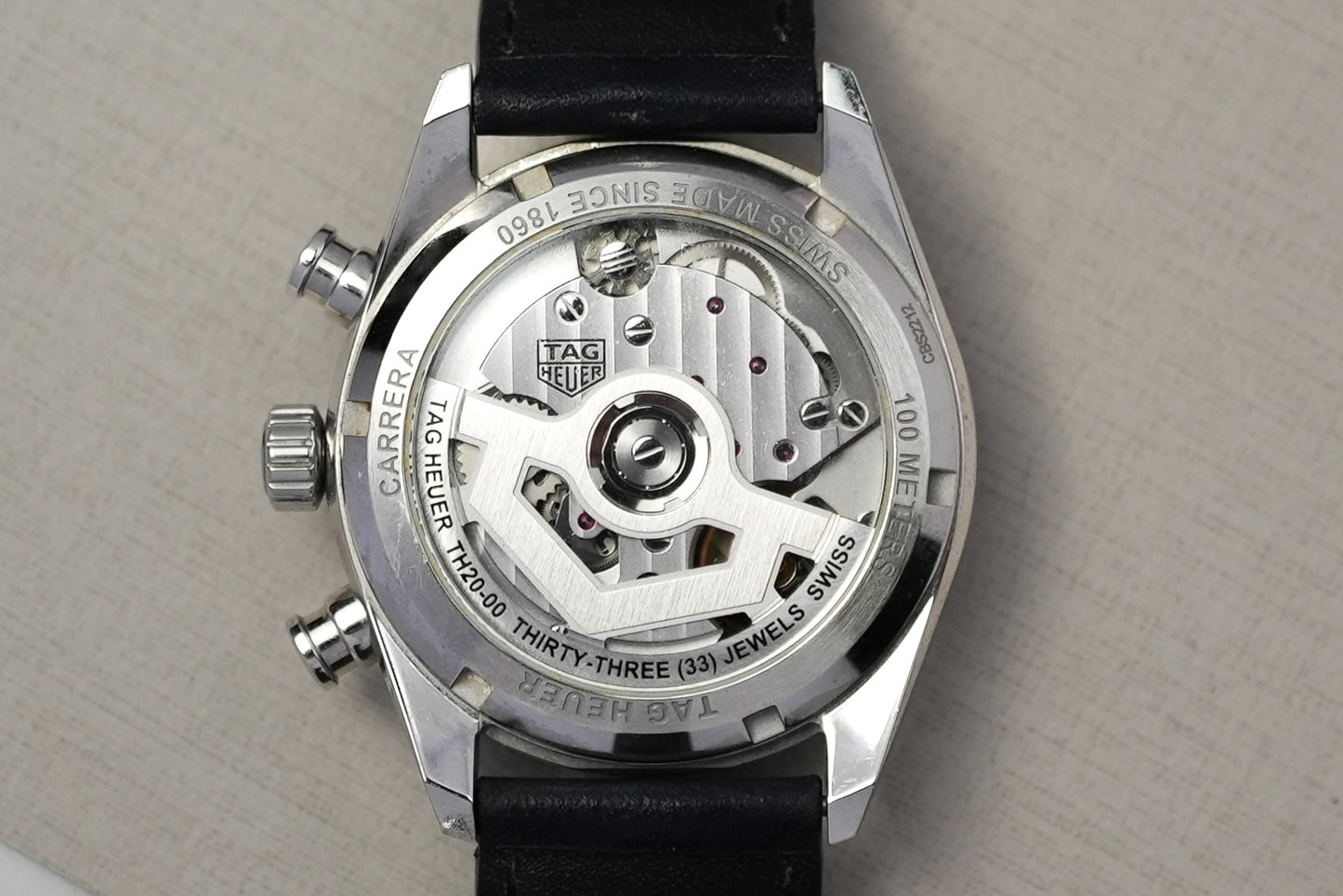 Tag Heuer Carrera Chronograph Glassbox Calibre Blue 39mm CBS2212