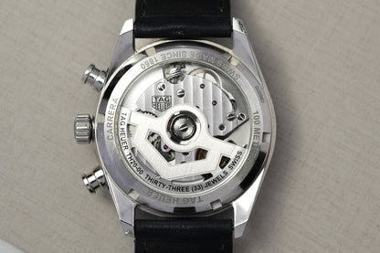 Tag Heuer Carrera Chronograph Glassbox Calibre Blue 39mm CBS2212