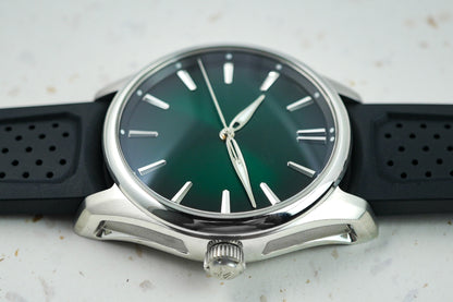 H. moser and Cie Pioneer Cosmic Green Centre Seconds & 3201-1201