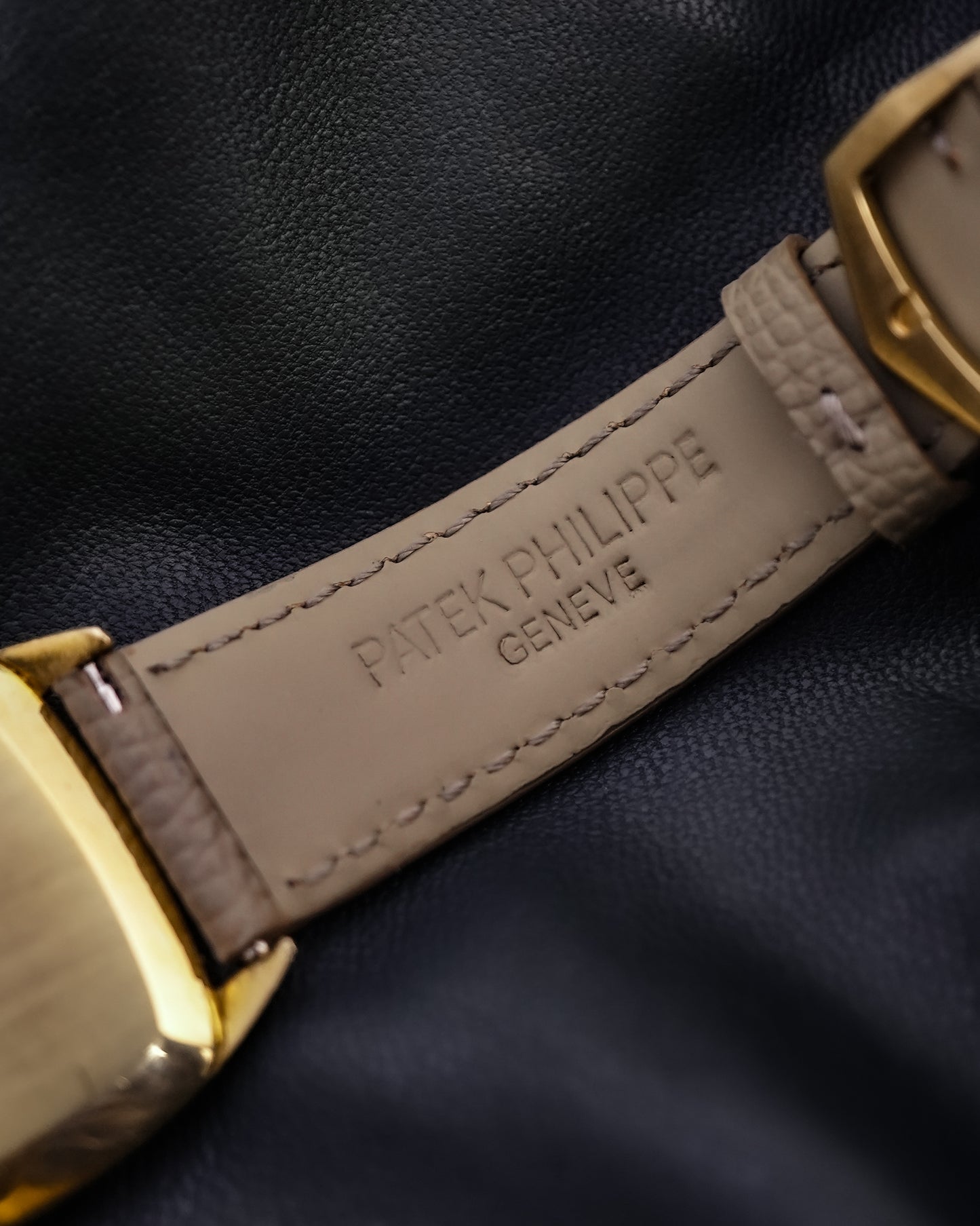 Patek Philippe Golden Ellipse Mastersquare Hammered Bark in 18k Solid Yellow Gold 3666 3666J