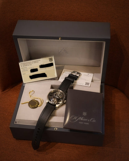 H.Moser & Cie Pioneer Cylindrical Tourbillon Skeleton Moser Limited Edition 15 Pieces 3811-1201