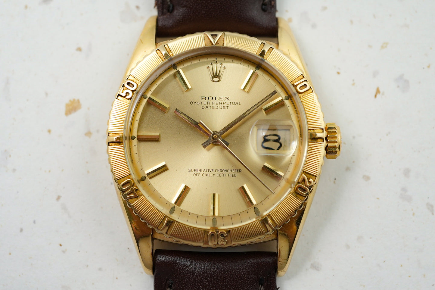 Rolex Turn O Graph Thunderbird in 18K Solid Yellow Gold 6609