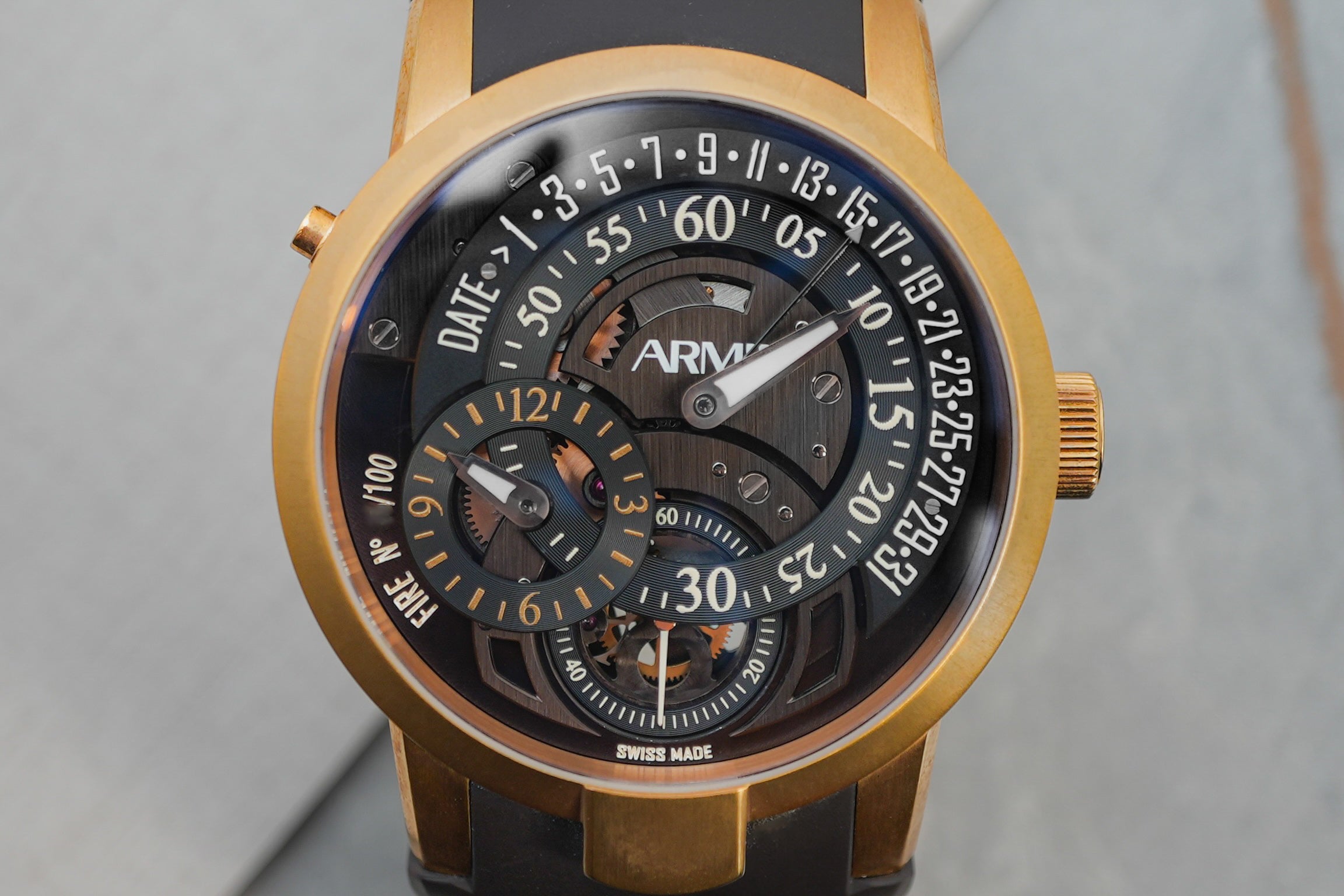 Armin Strom Regulator Fire Titanium 44mm Numbered Limited Edition 100 ...