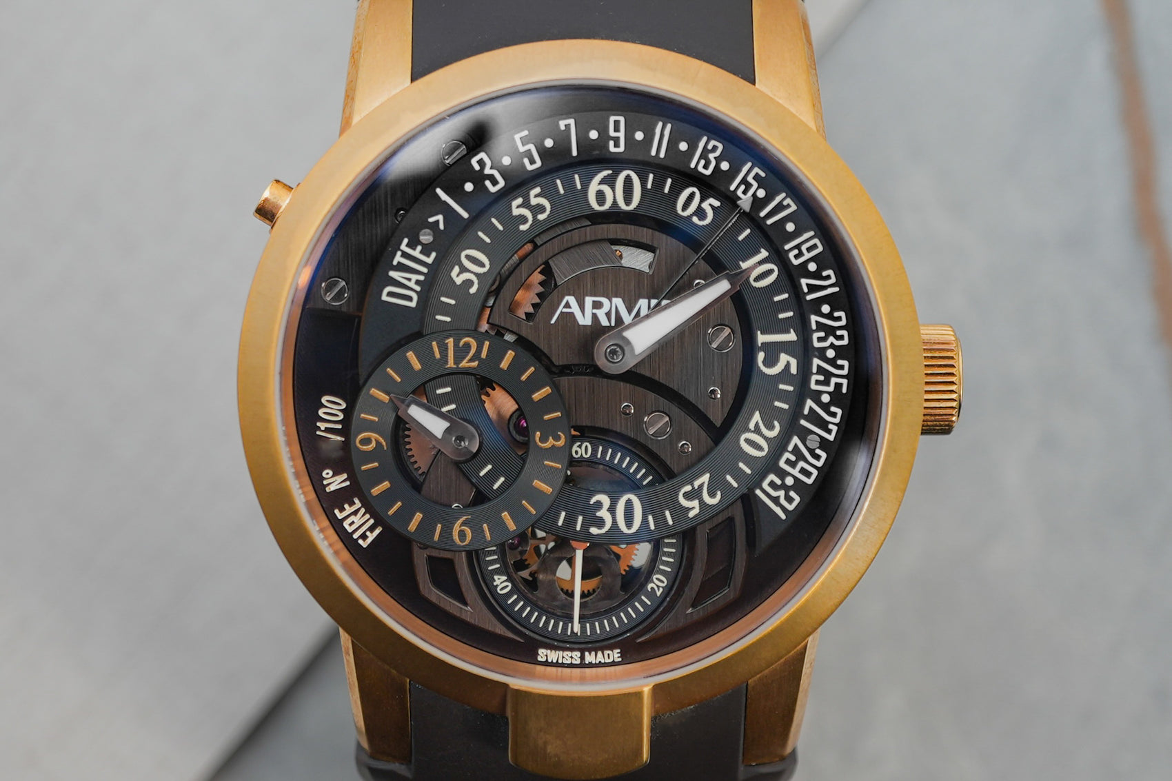 Armin Strom Regulator Fire Titanium 44mm Numbered Limited Edition 100 Pieces TI09-RF.5N