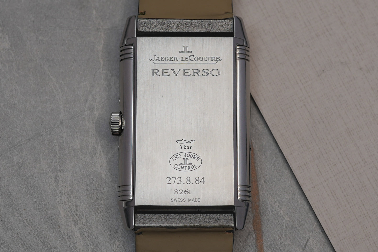 Jaeger LeCoultre JLC Reverso Grande Triple Calender Moonphase Clear Caseback Q3758420 273.8.84
