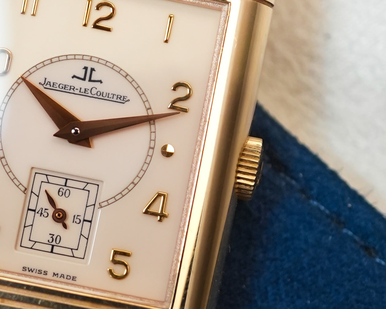 Jaeger LeCoultre JLC Reverso Enamel Monoface Limited Edition 120 Pieces in 18K Solid Rose Gold 270.2.62