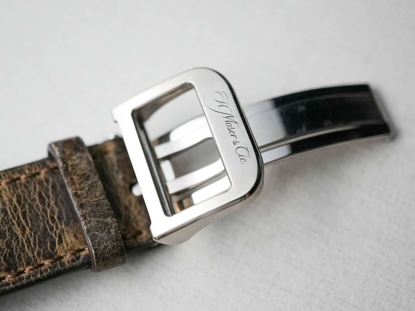 H.Moser & Cie Endeavour Perpetual Calender Purity Green in 18k White Gold 50 Pieces Moser 1800-0202