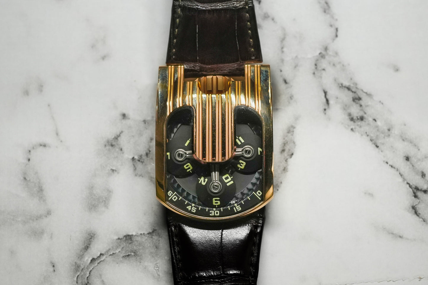 Urwerk UR103 Targa in 18K Solid Rose Gold 103.09