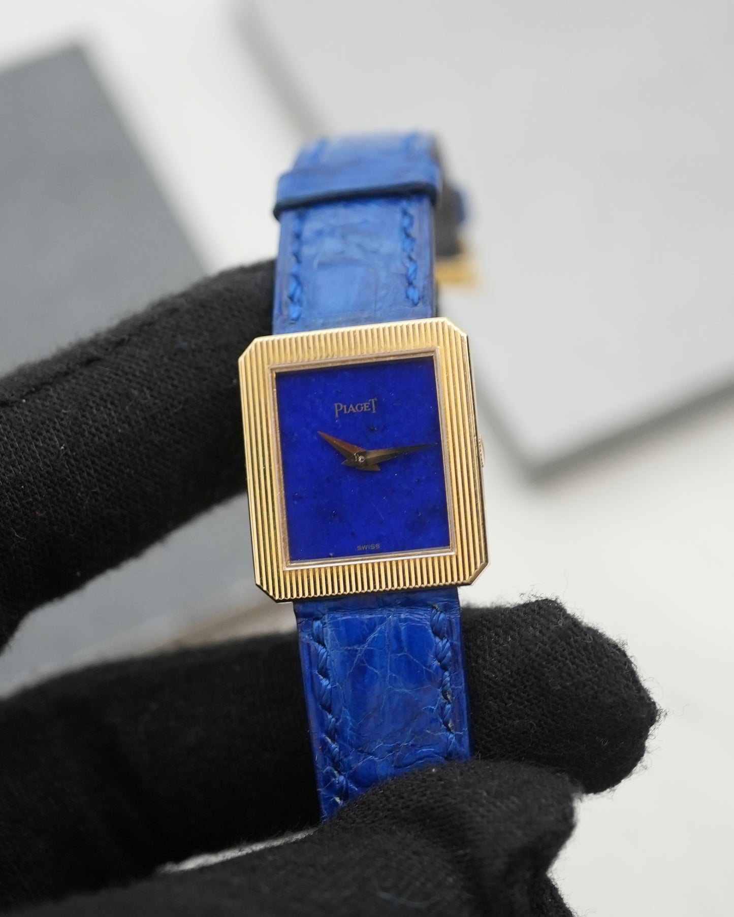 Piaget Protocole Lapis Gold Ribbed 18K Solid Yellow Gold 4154