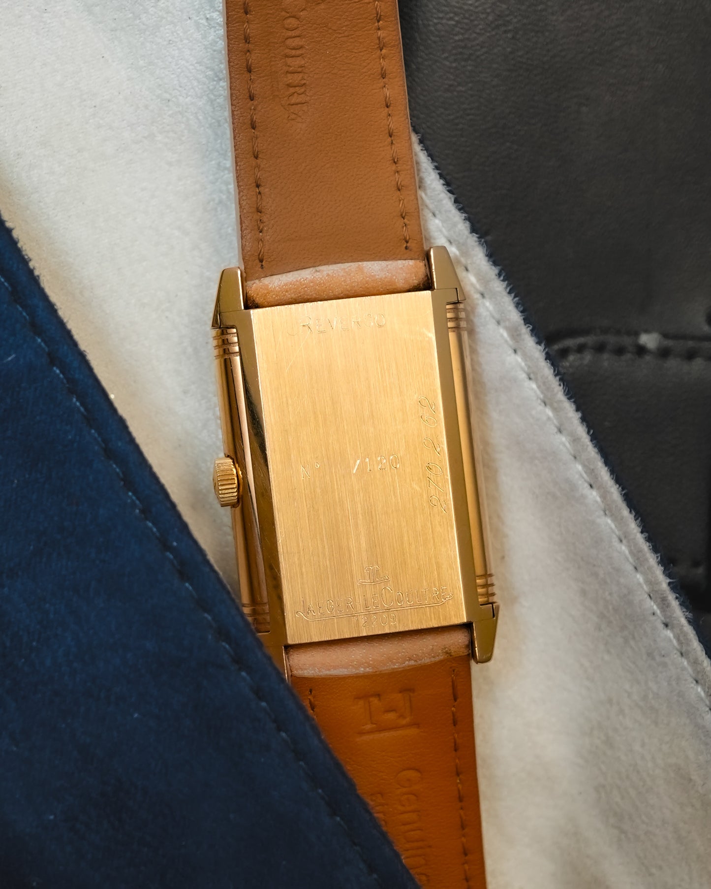 Jaeger LeCoultre JLC Reverso Enamel Monoface Limited Edition 120 Pieces in 18K Solid Rose Gold 270.2.62