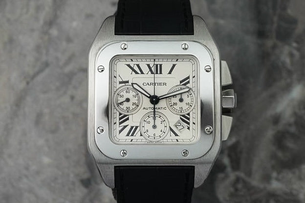 Cartier Santos 100 Chronograph XL 41mm W20090X8 2740