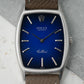 Rolex Cellini Vignette Blue in 18K Solid White Gold Manual Winding 3807