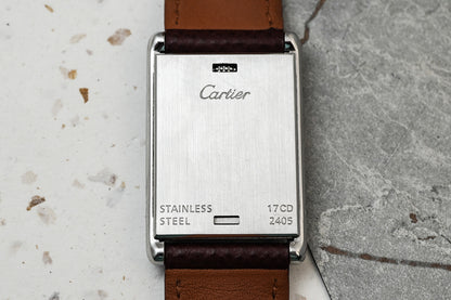 Cartier Tank Basculante Quartz 2405