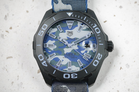 Tag Heuer Aquaracer Camouflage 300M Calibre 5 PVD Titanium WAY208D.FC8221 WAY208D