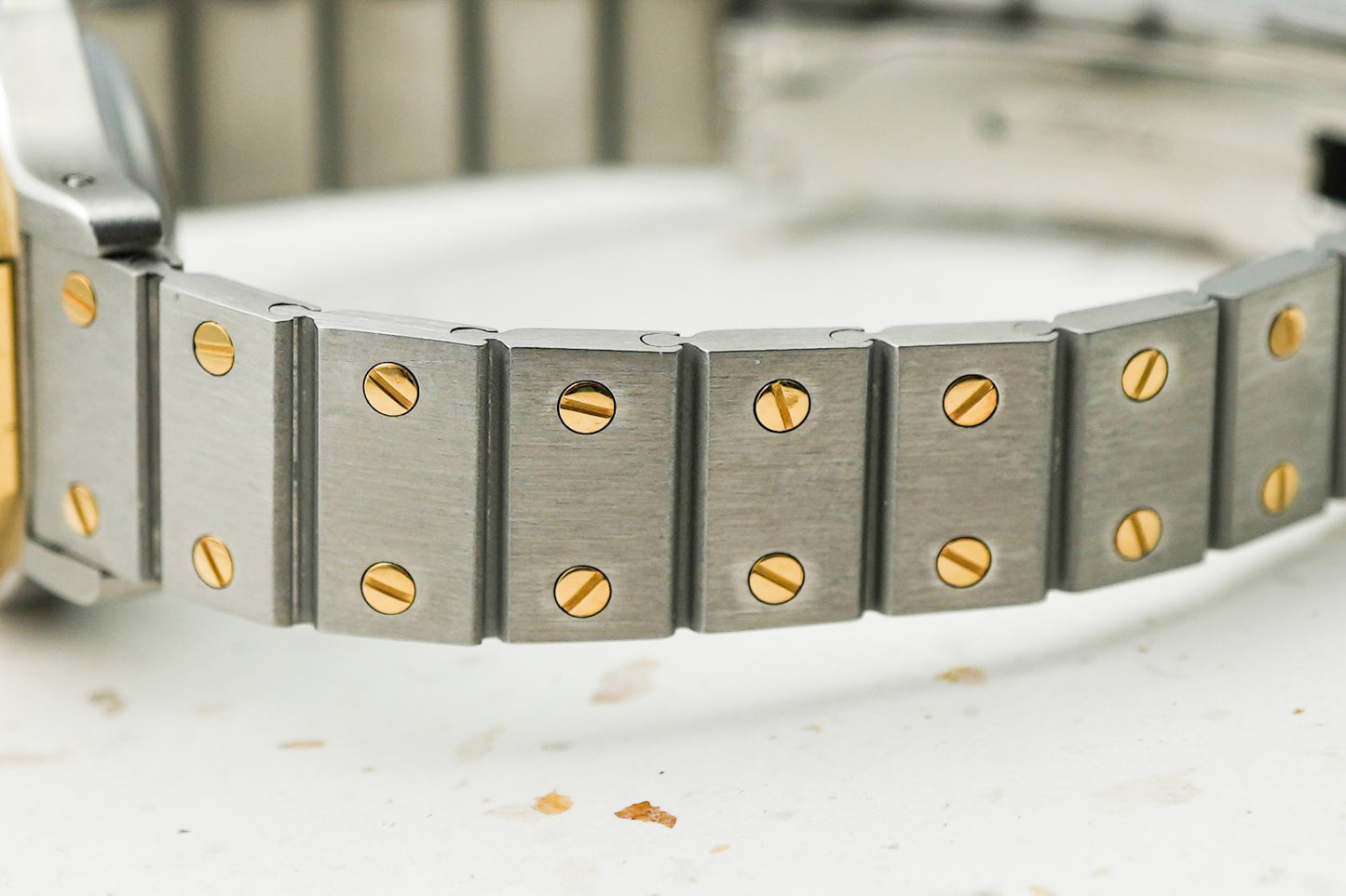 Cartier Santos Octagon Ronde in 18K Solid Yellow Gold Bezel 25mm Automatic 0907