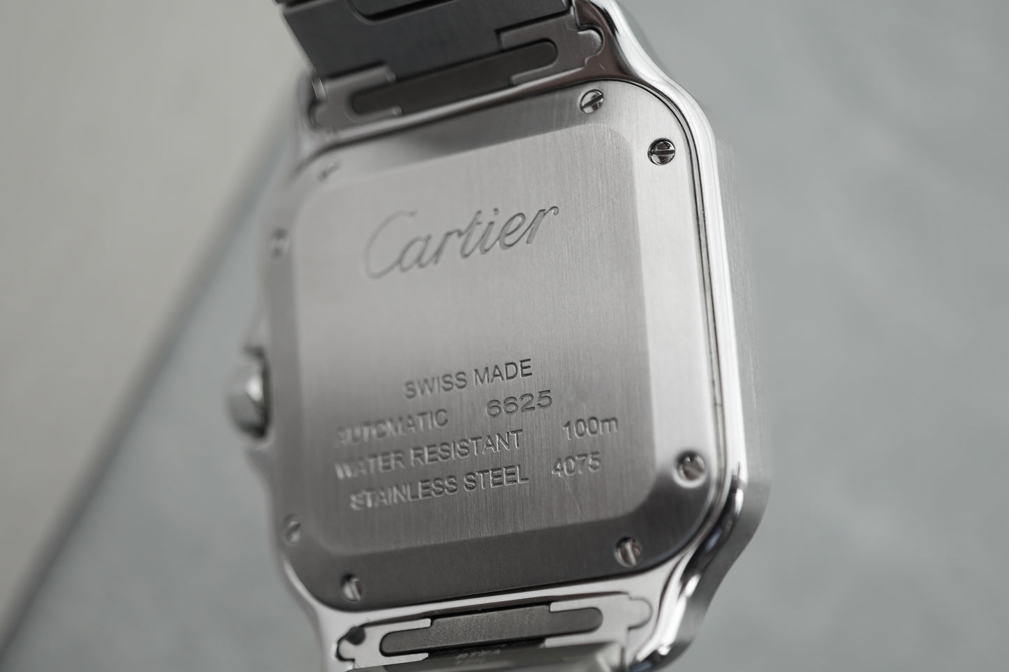 Cartier Santos Medium Factory Diamond 35mm W4SA0005 4075