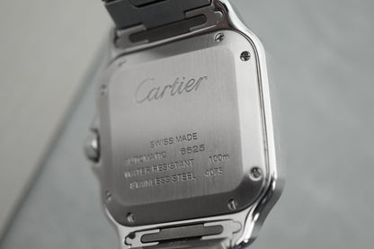 Cartier Santos Medium Factory Diamond 35mm W4SA0005 4075