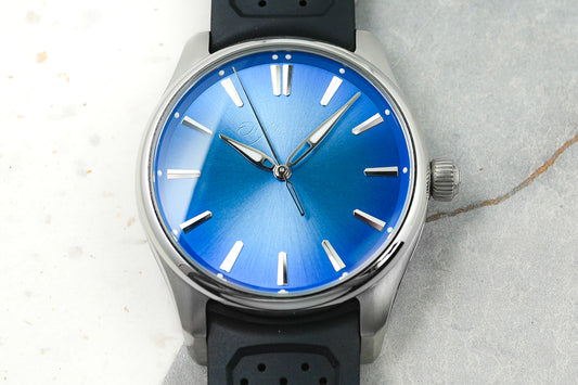 H Moser & Cie Pioneer Centre Seconds Artic Blue & 3200-1217