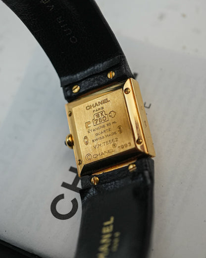 Chanel Matelasse in 18K Solid Yellow Gold Women Ladies H0109
